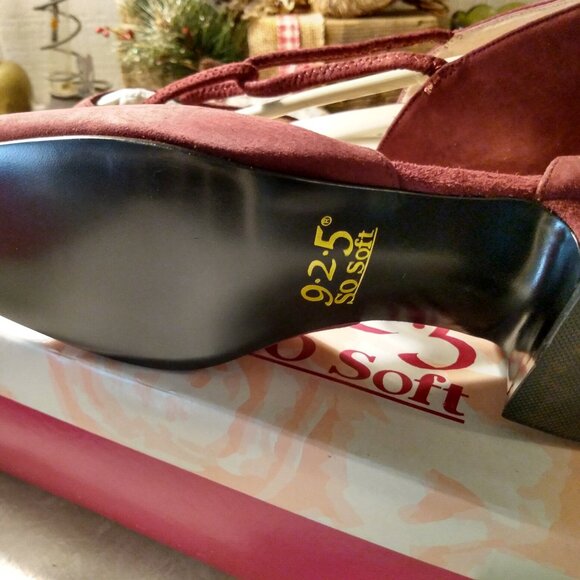 3 Pairs of 9.2.5. So Soft Low Heeled Pumps Brushed Faux Suede Size 7 - Picture 9 of 9